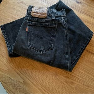 Levi's 550 Vintage Orange Tab Straight Leg Jeans